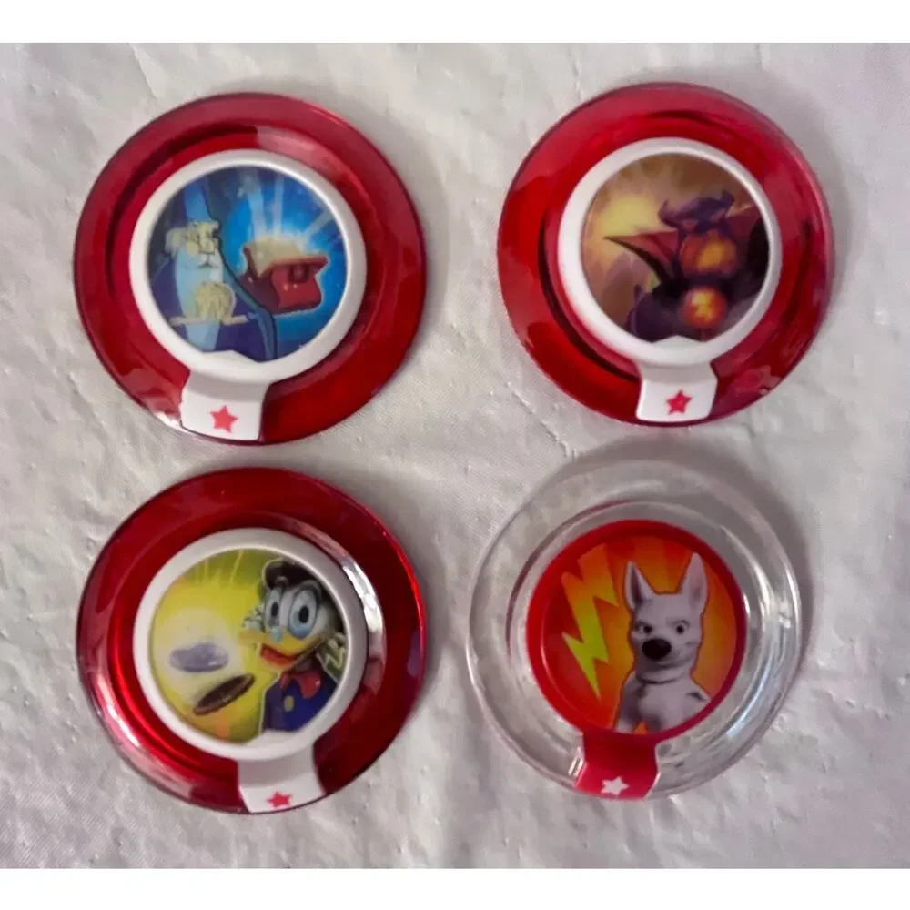 Disney Infinity Power Discs Lot Album Binder 15 Discs Storage Book